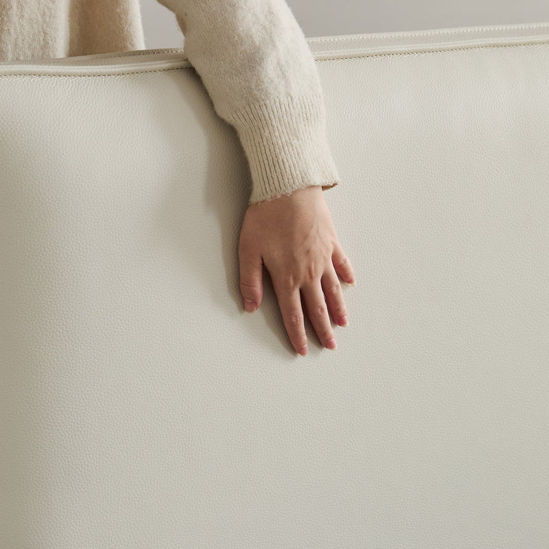 Minimalist Genuine Leather Bed LALO Color Swatches