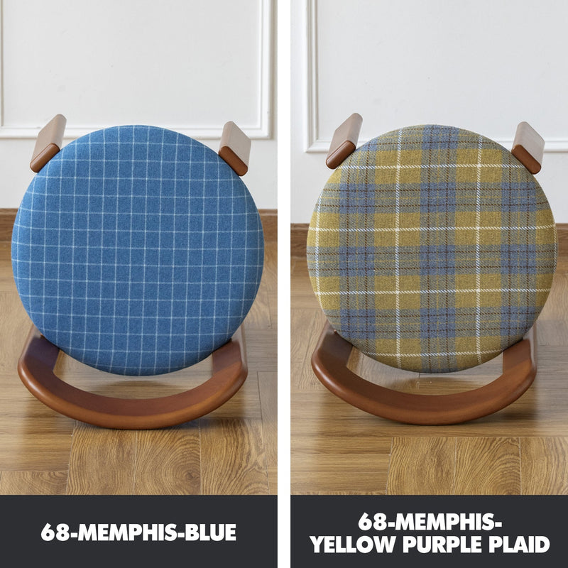 Bauhaus Wool Fabric Beech Wood Dining Chair MEMPHIS Color Swatches