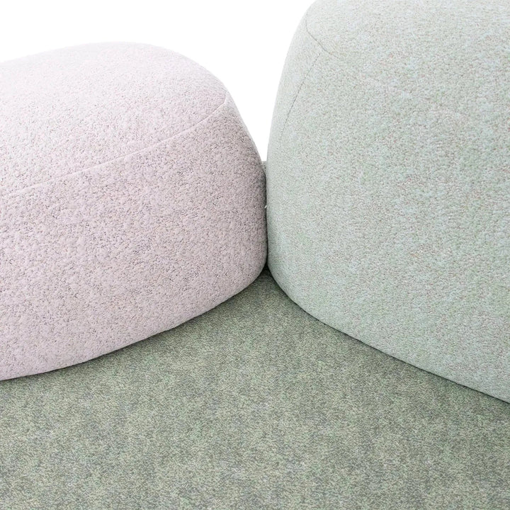 Contemporary Fabric 7 Seater Sofa PEBBLE