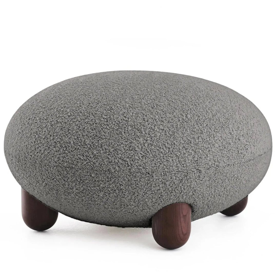 Cream Fabric Ottoman TEDDY