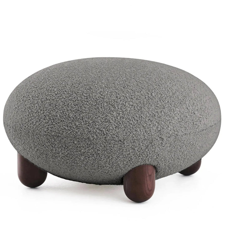 Cream Fabric Ottoman TEDDY