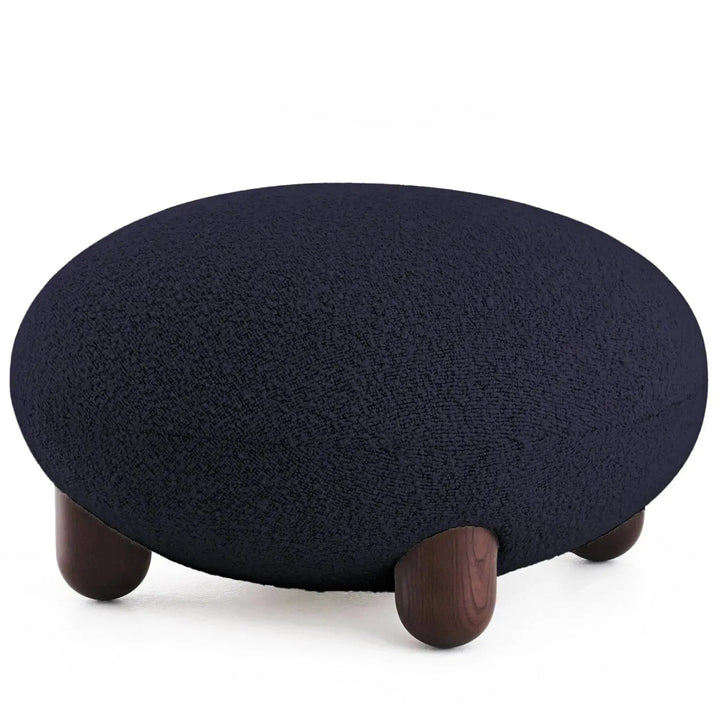 Cream Fabric Ottoman TEDDY