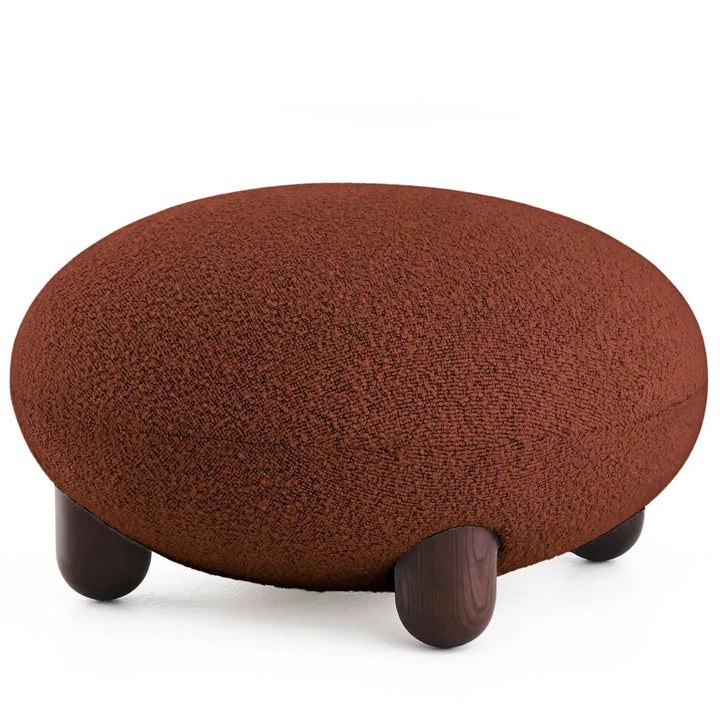 Cream Fabric Ottoman TEDDY