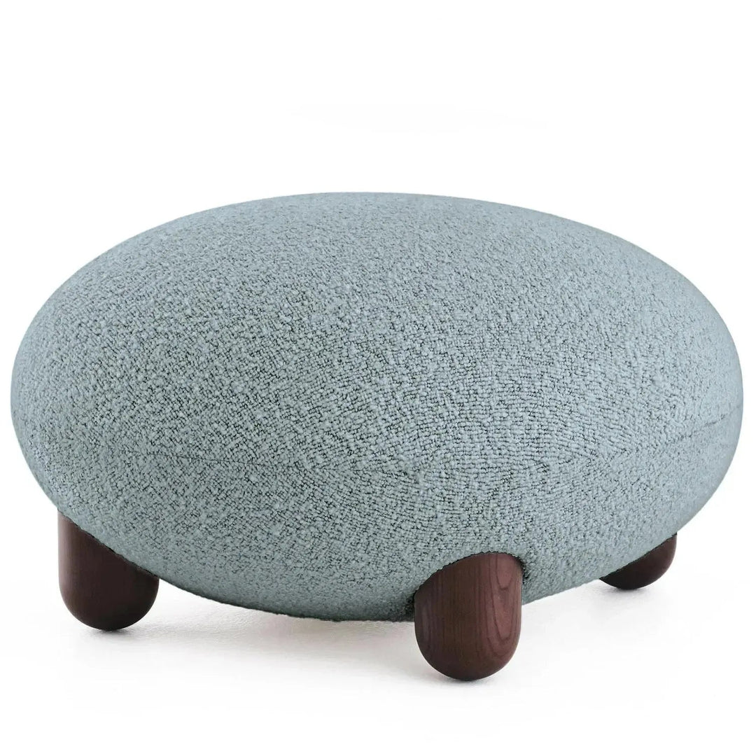 Cream Fabric Ottoman TEDDY