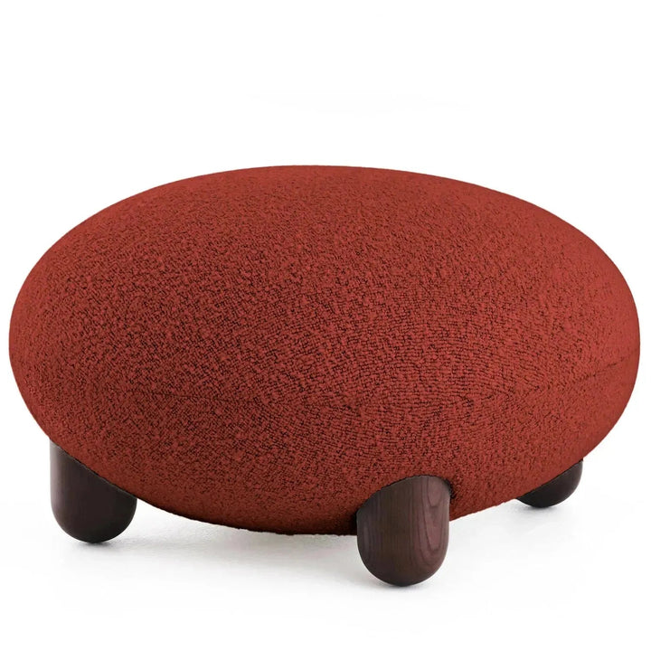 Cream Fabric Ottoman TEDDY