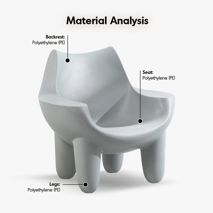 Contemporary Plastic 1 Seater Sofa MIBSTER