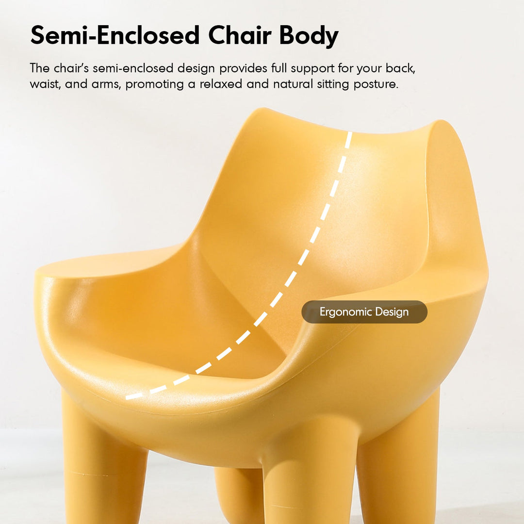 Contemporary Plastic 1 Seater Sofa MIBSTER