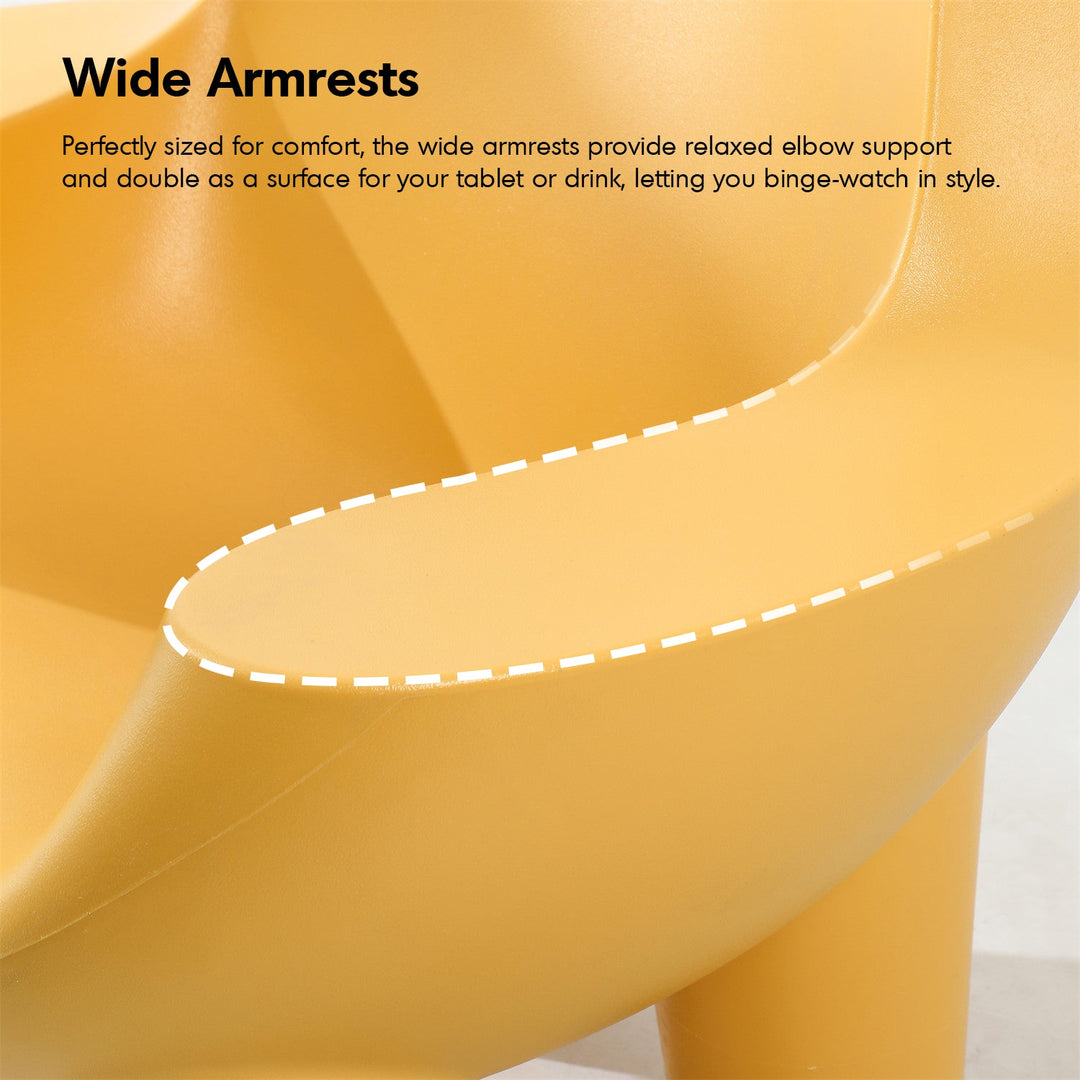 Contemporary Plastic 1 Seater Sofa MIBSTER