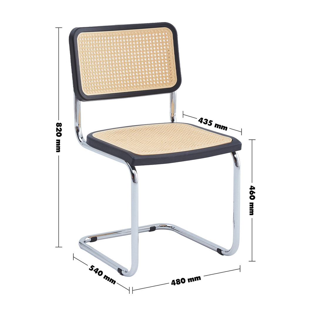 Scandinavian Plastic Dining Chair CESCA