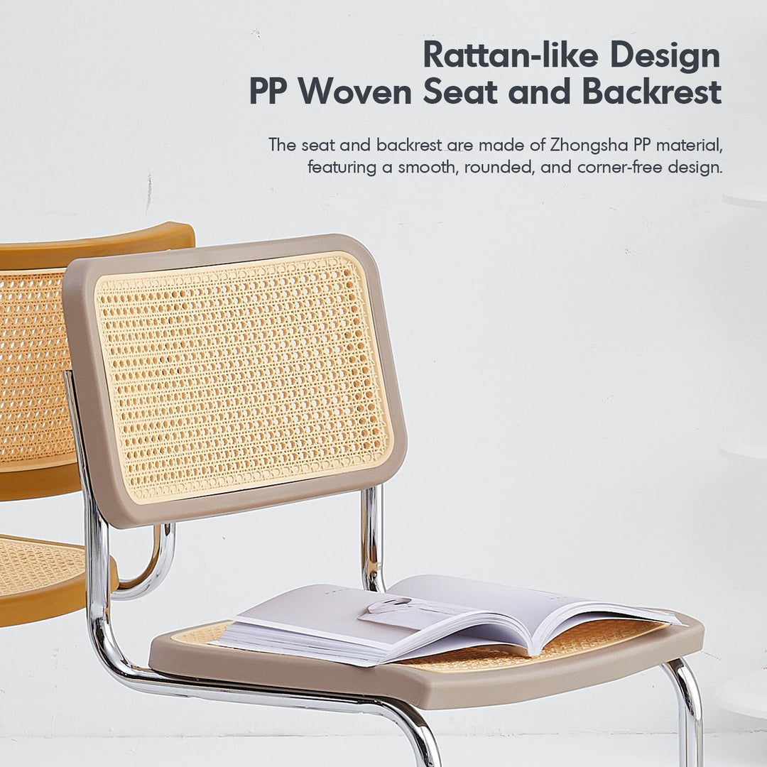 Scandinavian Plastic Dining Chair CESCA