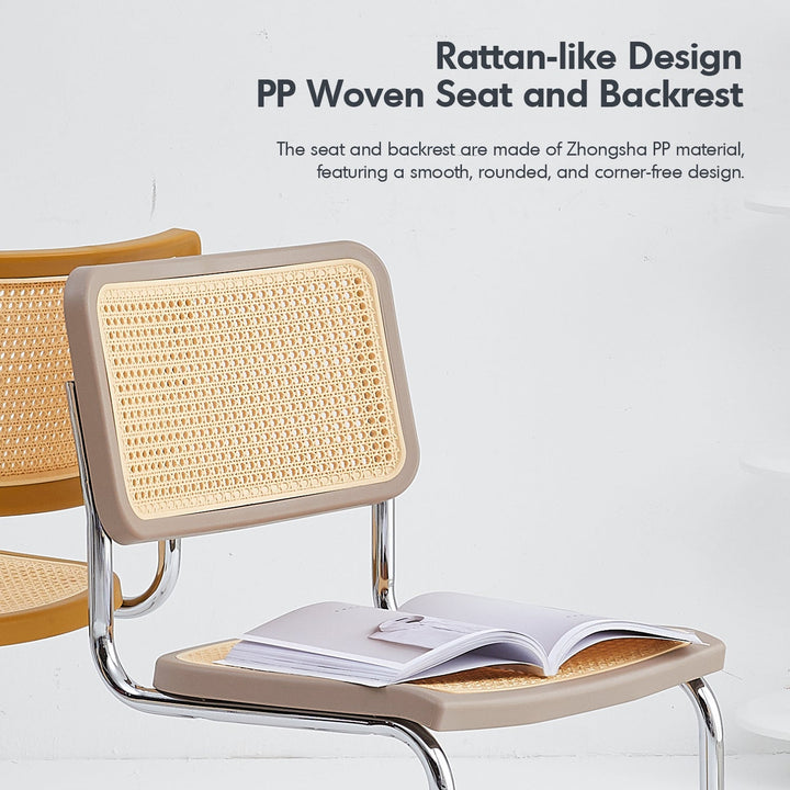 Scandinavian Plastic Dining Chair CESCA