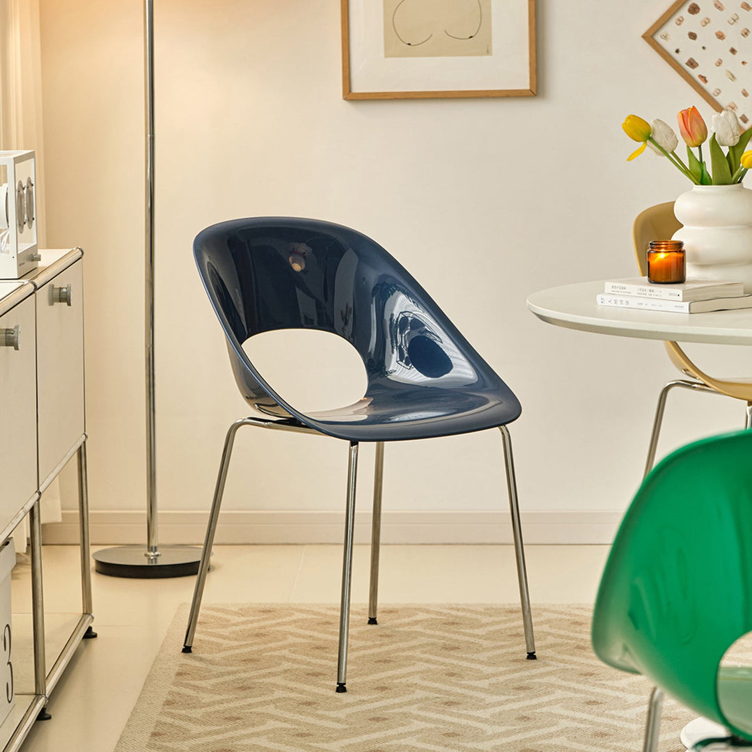 Contemporary Plastic Dining Chair FLASH