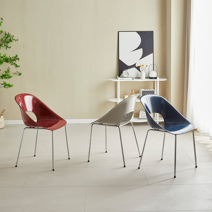 Contemporary Plastic Dining Chair FLASH