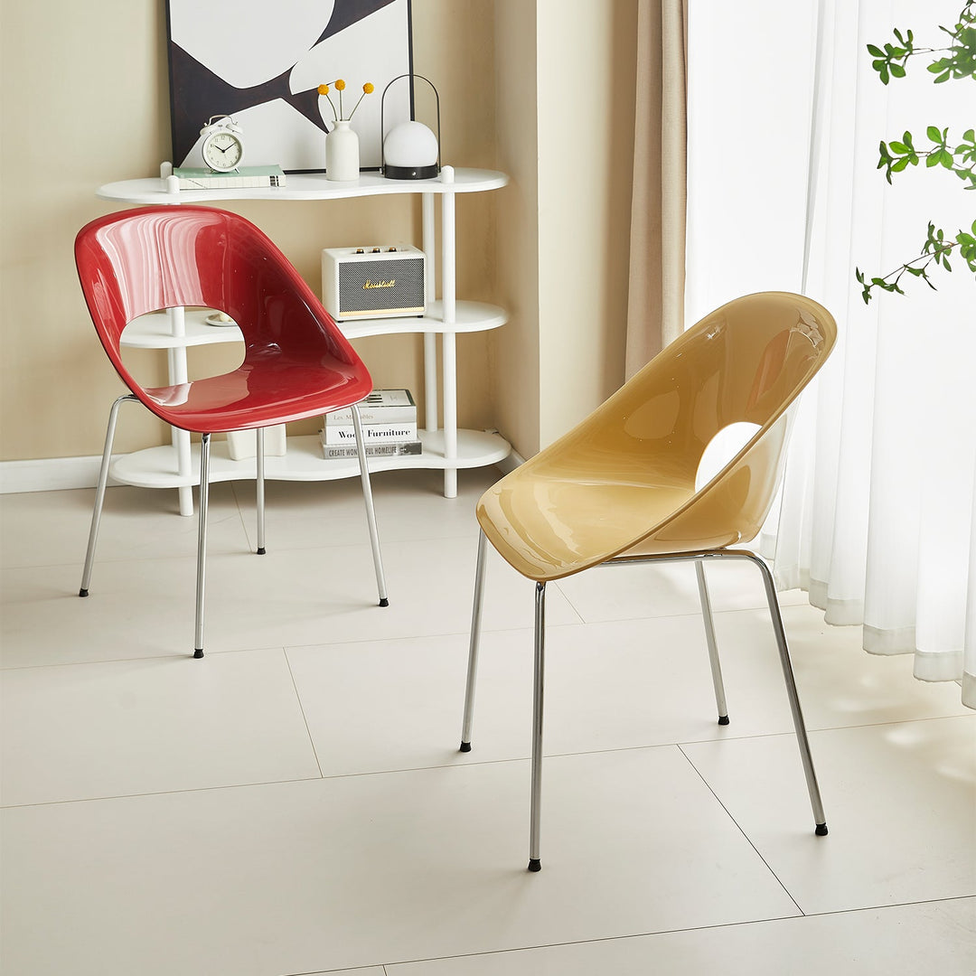 Contemporary Plastic Dining Chair FLASH