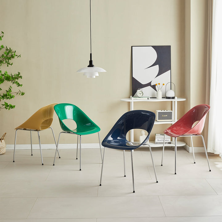 Contemporary Plastic Dining Chair FLASH