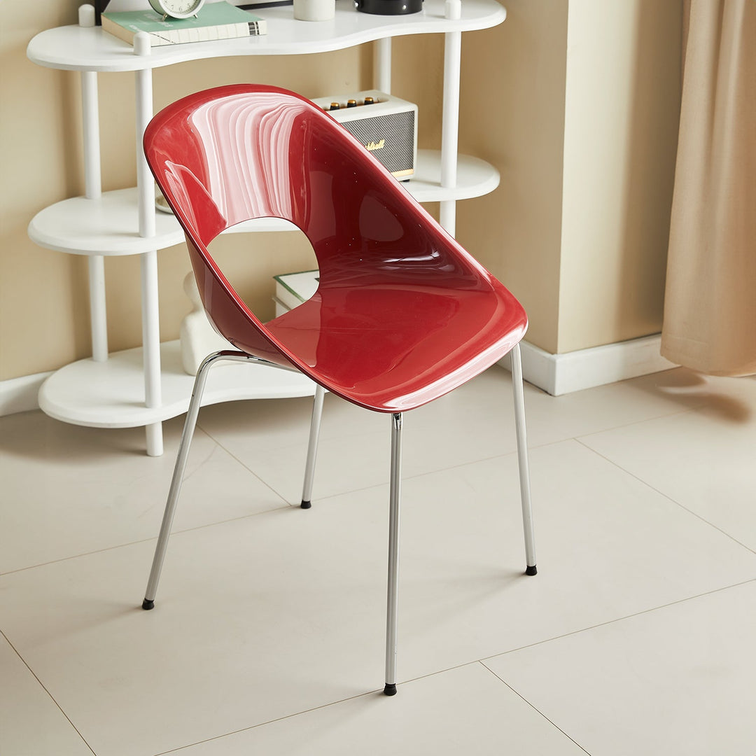 Contemporary Plastic Dining Chair FLASH