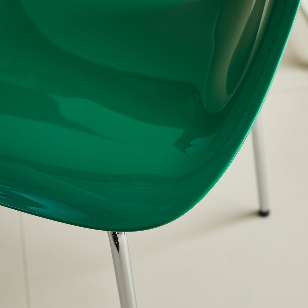 Contemporary Plastic Dining Chair FLASH