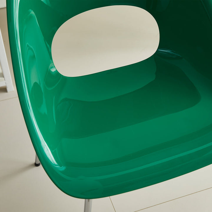 Contemporary Plastic Dining Chair FLASH