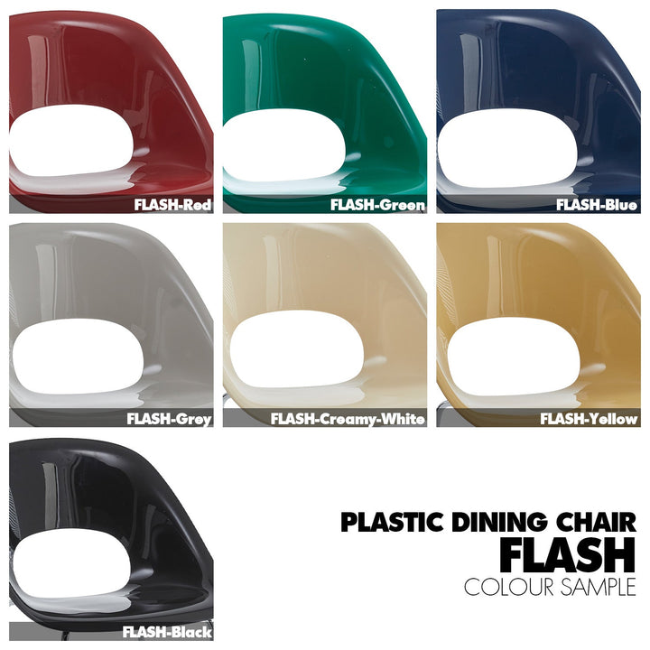 Contemporary Plastic Dining Chair FLASH