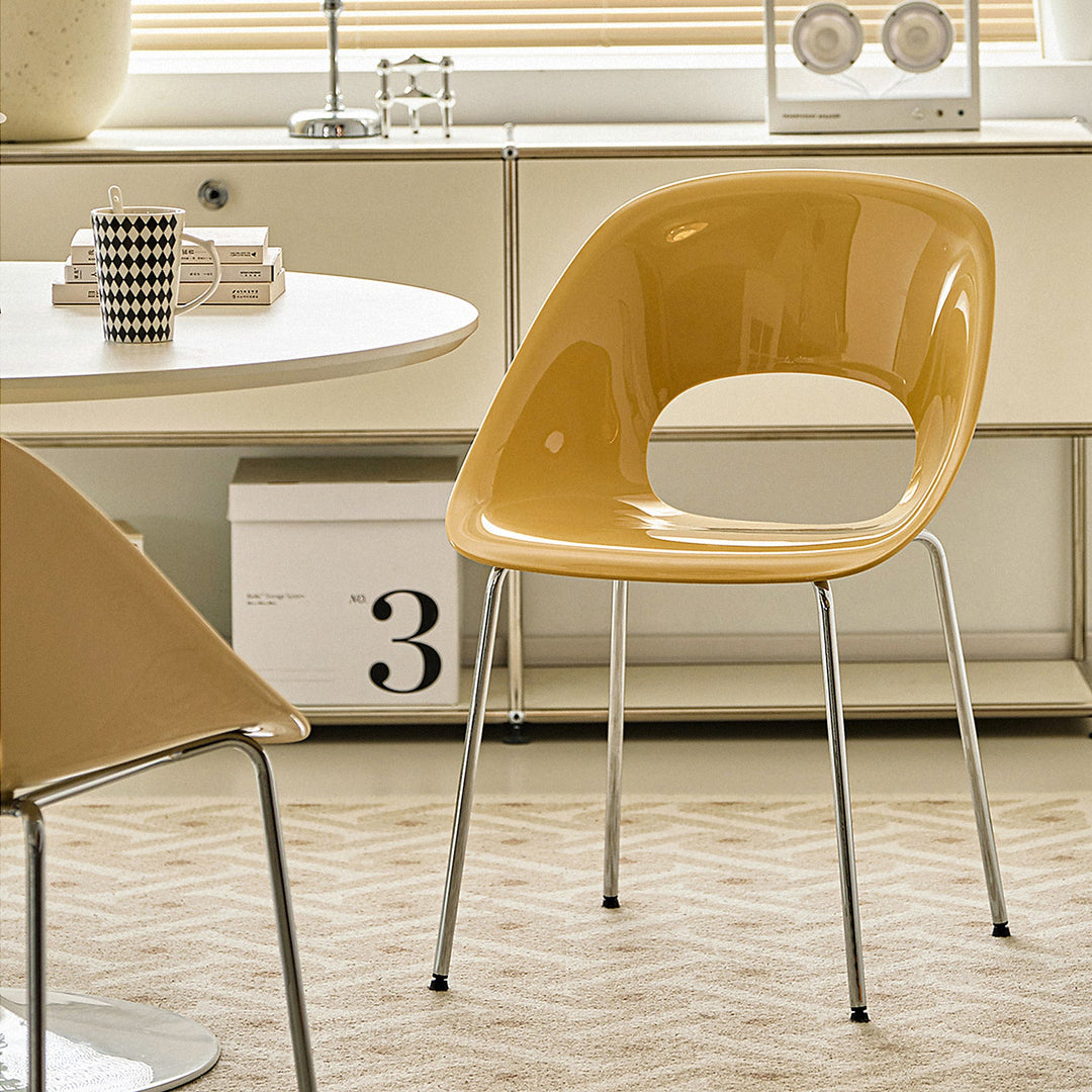 Contemporary Plastic Dining Chair FLASH