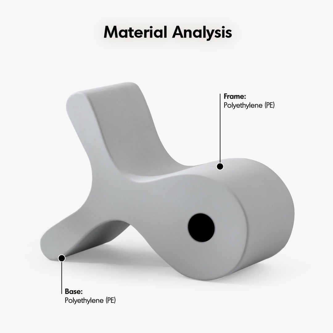 Contemporary Plastic Ottoman FISH