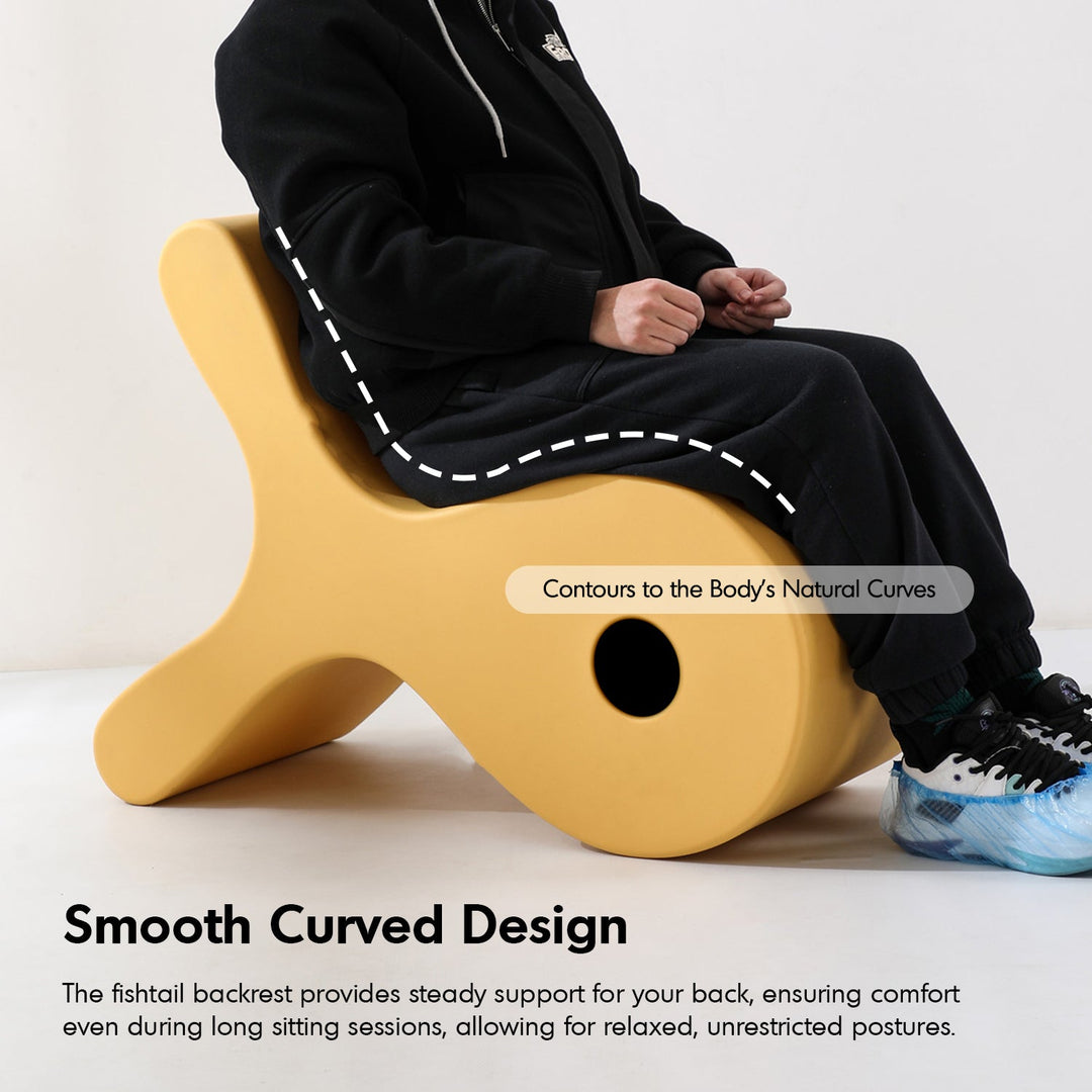 Contemporary Plastic Ottoman FISH