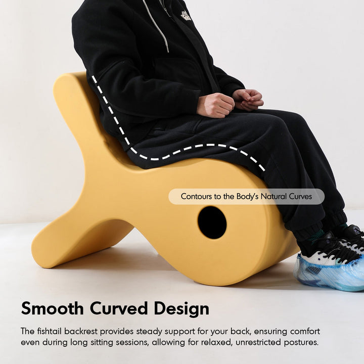 Contemporary Plastic Ottoman FISH