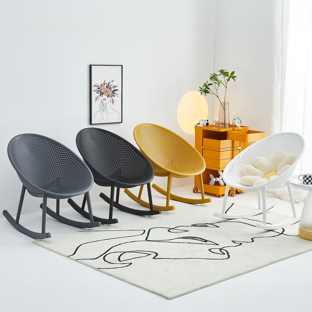 Contemporary Plastic Rocking Chair 1 Seater Sofa EUROPA