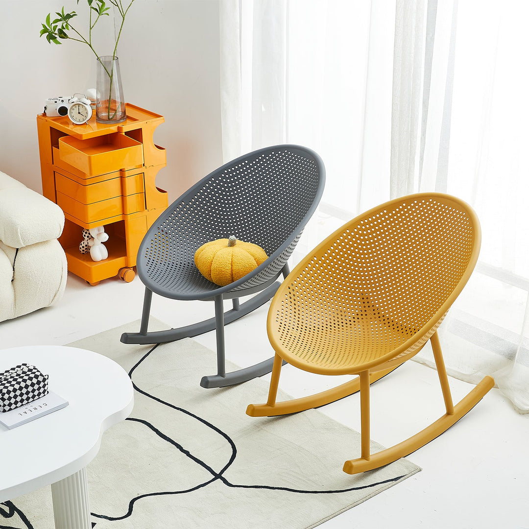 Contemporary Plastic Rocking Chair 1 Seater Sofa EUROPA