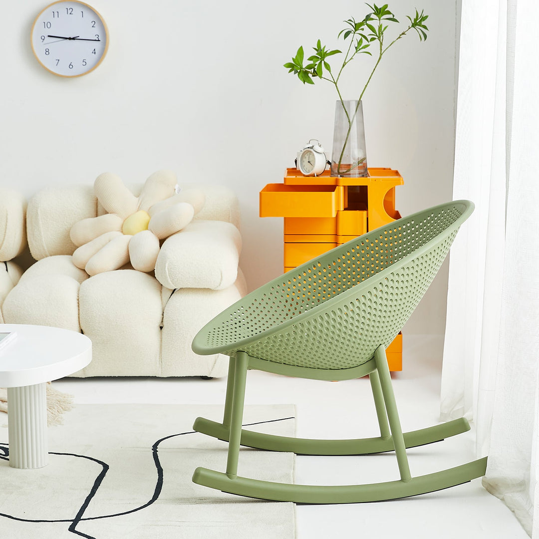 Contemporary Plastic Rocking Chair 1 Seater Sofa EUROPA