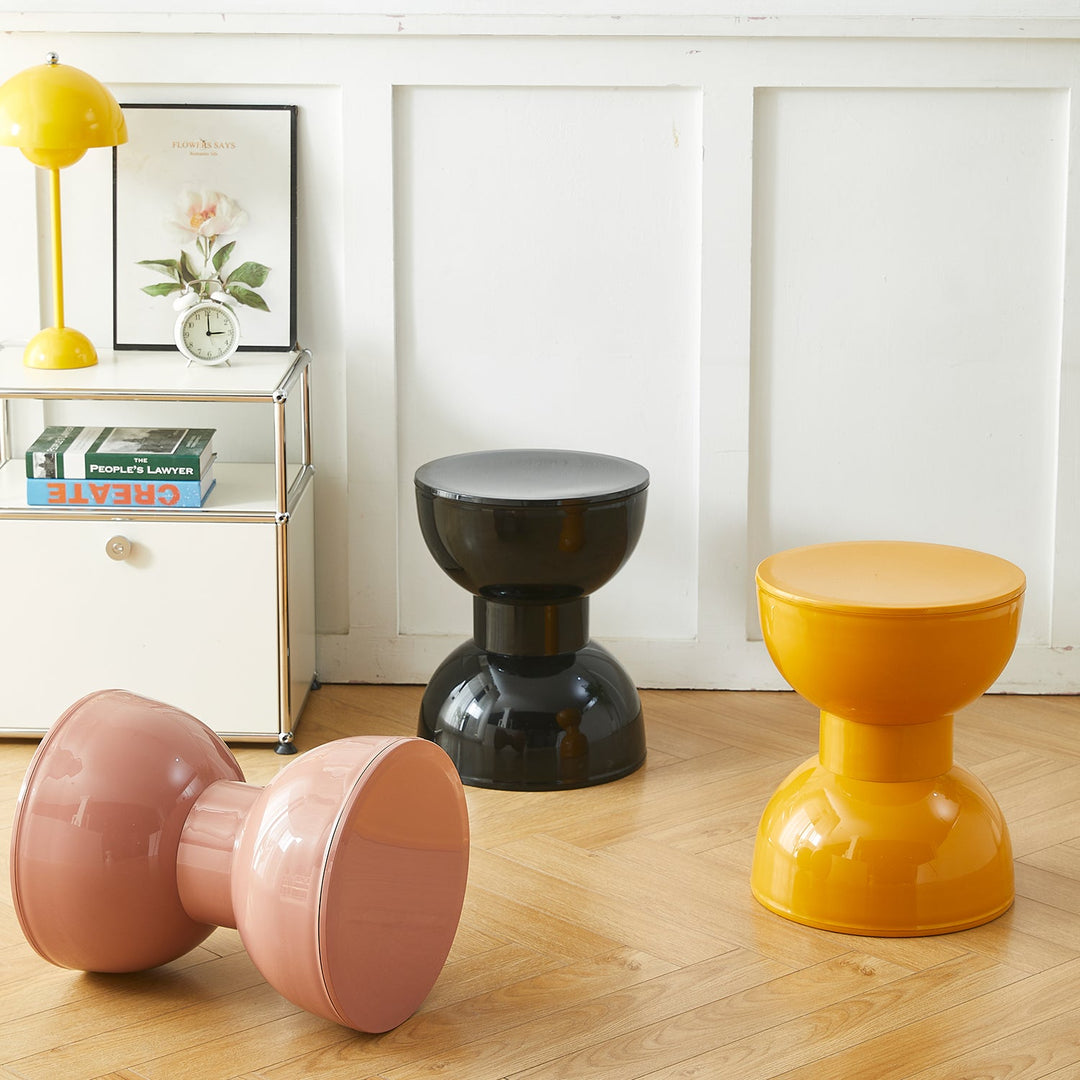 Contemporary Plastic Side Table ROLLER