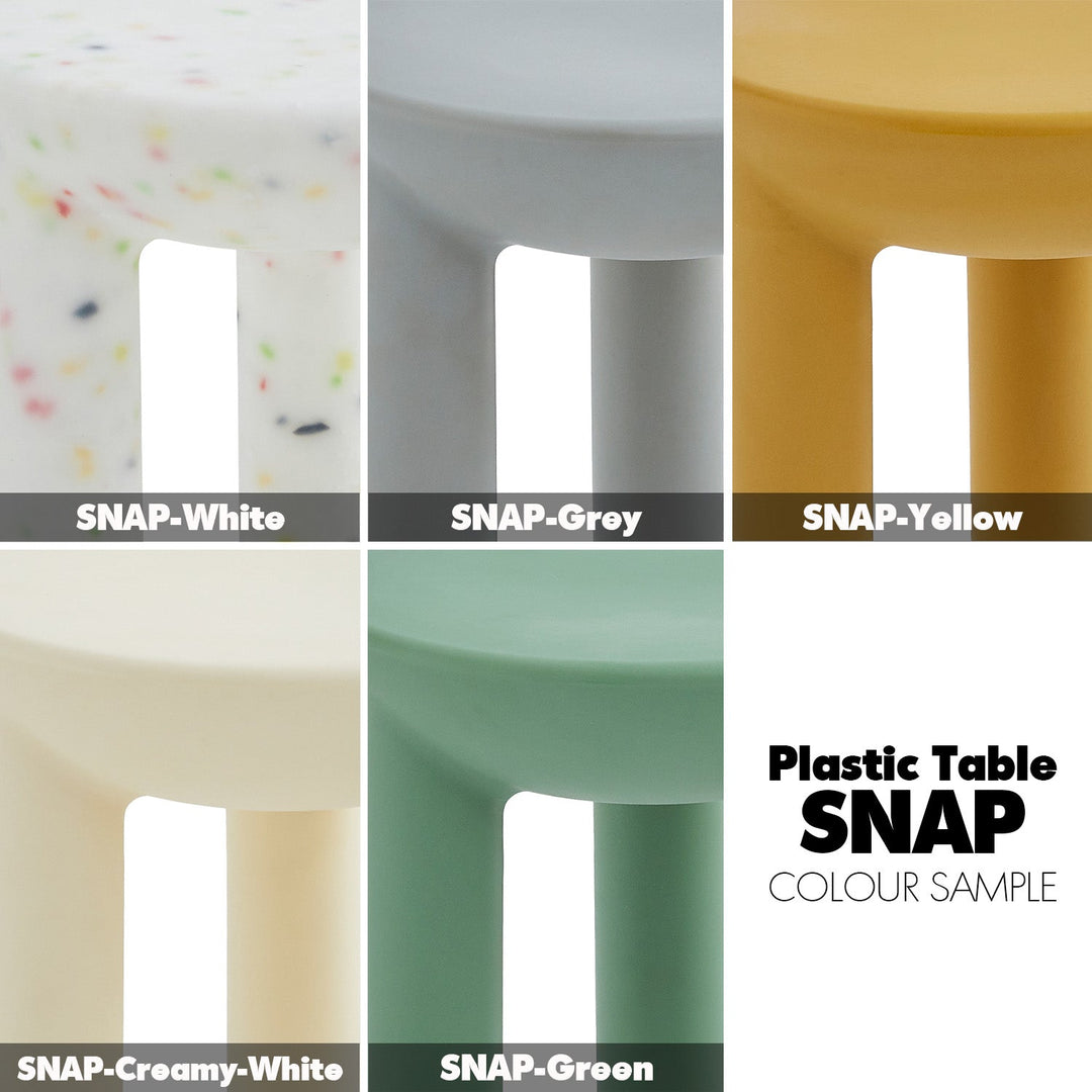 Contemporary Plastic Side Table SNAP
