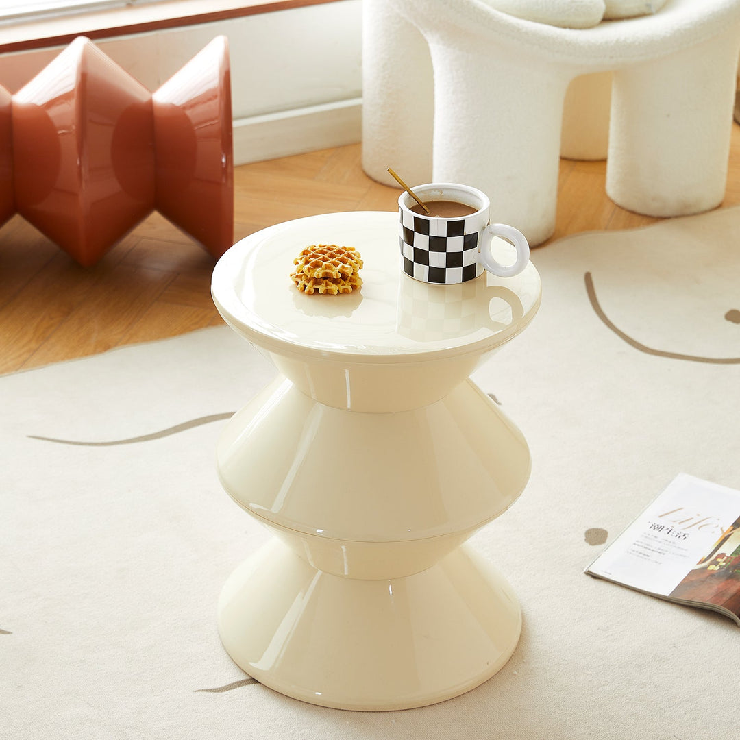Contemporary Plastic Side Table ZEST