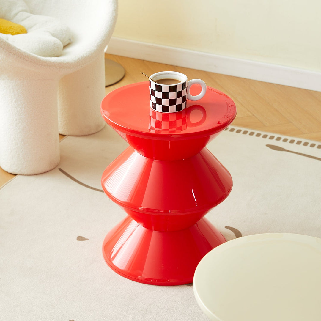 Contemporary Plastic Side Table ZEST