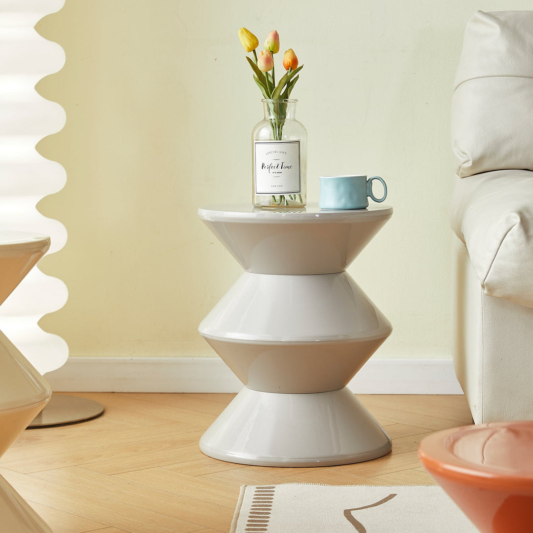 Contemporary Plastic Side Table ZEST