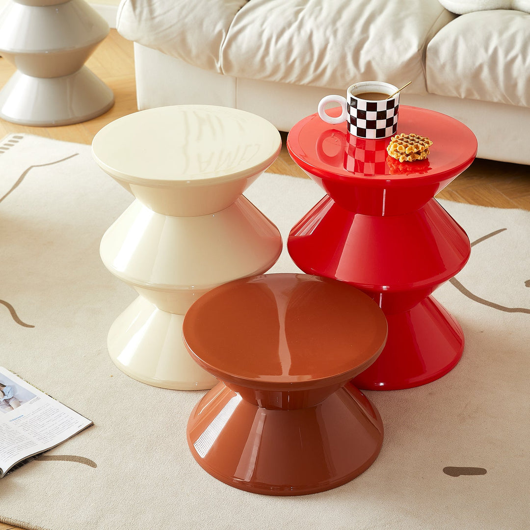 Contemporary Plastic Side Table ZEST