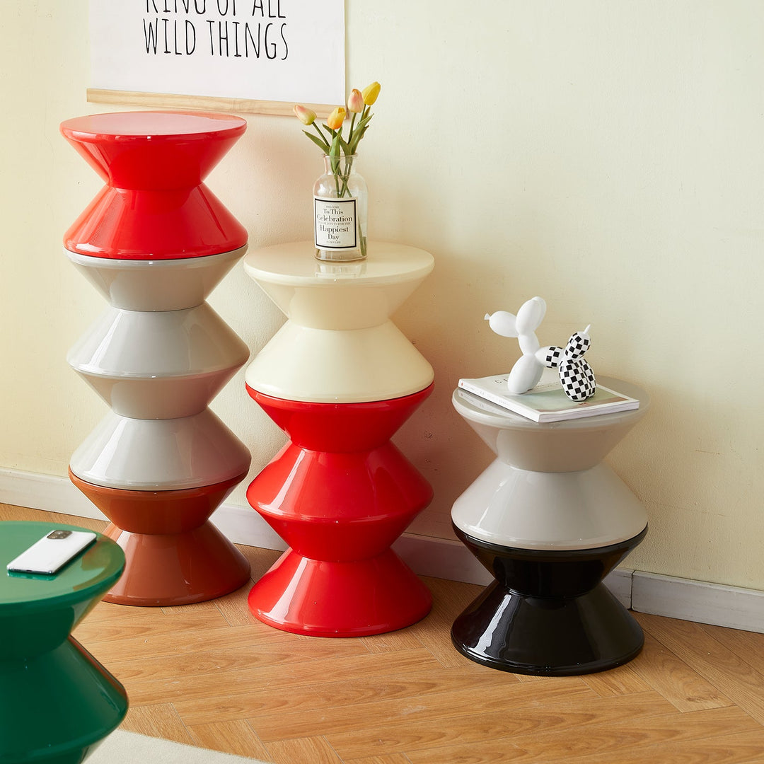 Contemporary Plastic Side Table ZEST