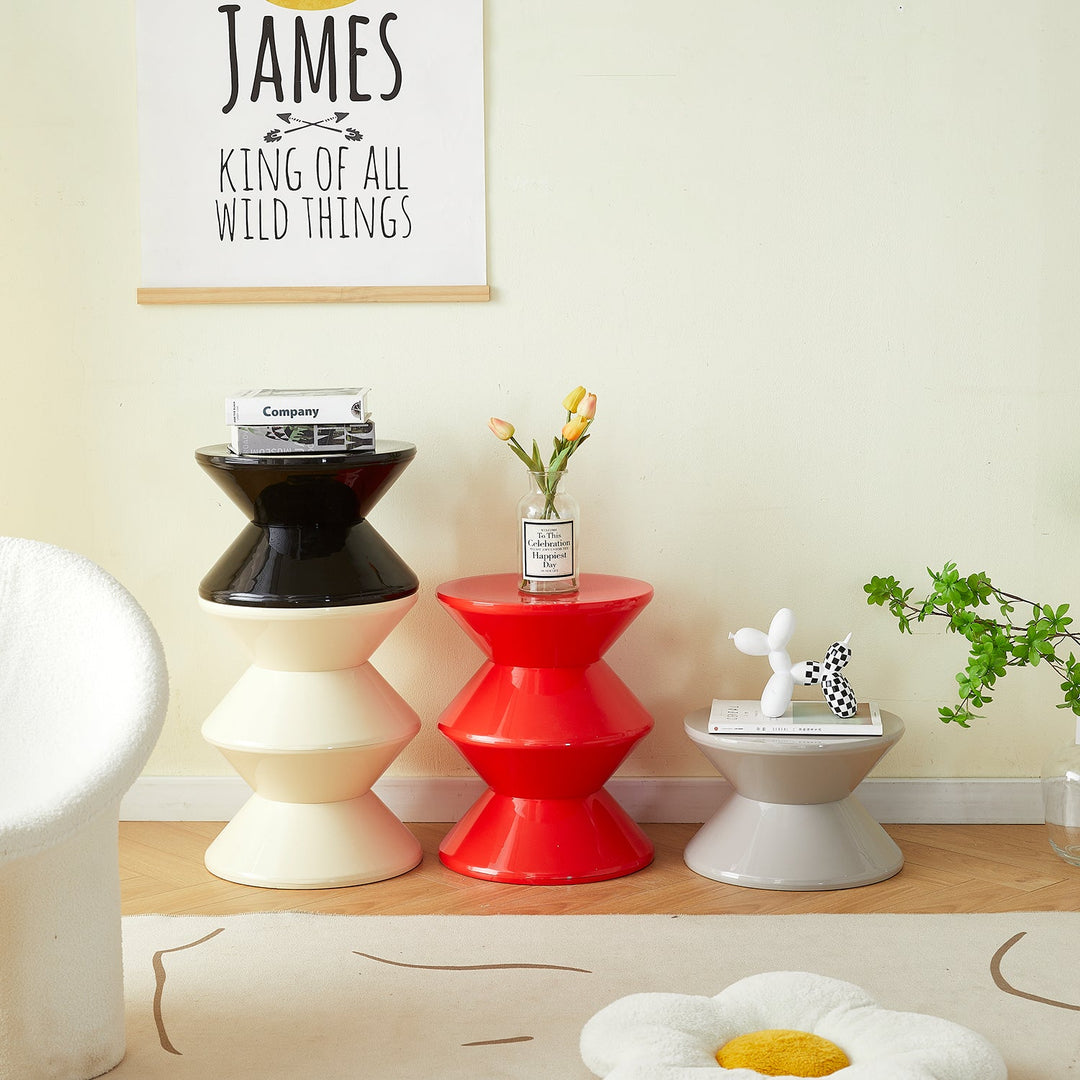 Contemporary Plastic Side Table ZEST