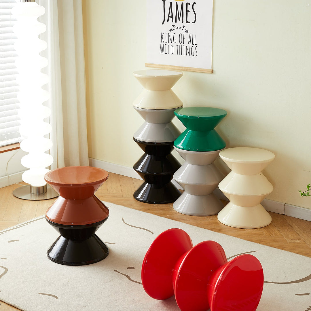 Contemporary Plastic Side Table ZEST