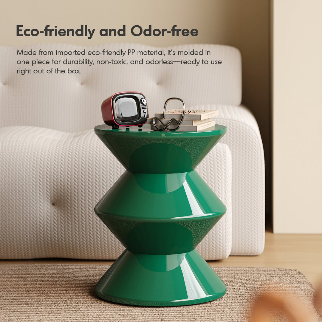 Contemporary Plastic Side Table ZEST
