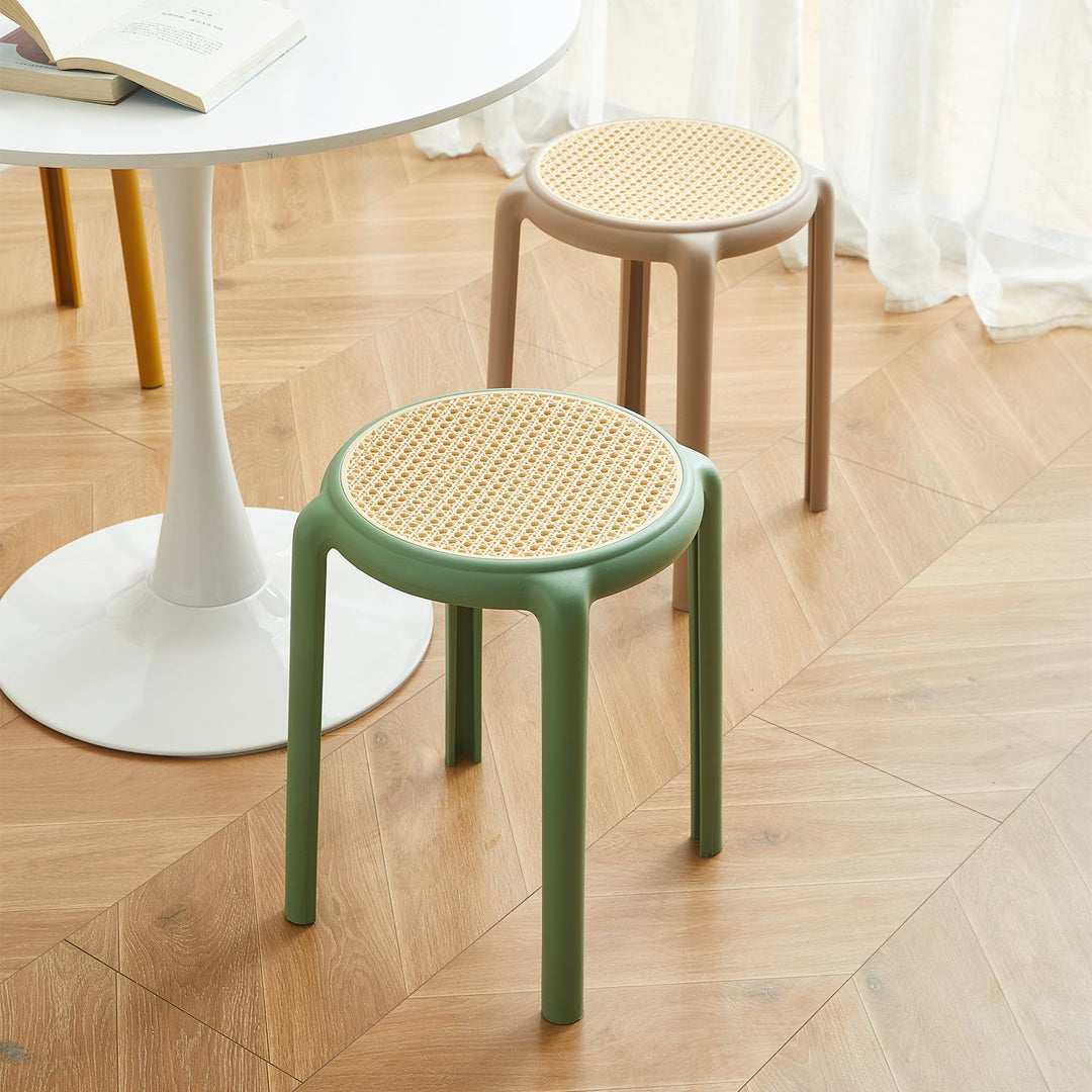 Scandinavian Plastic Stackable Dining Stool CESCA