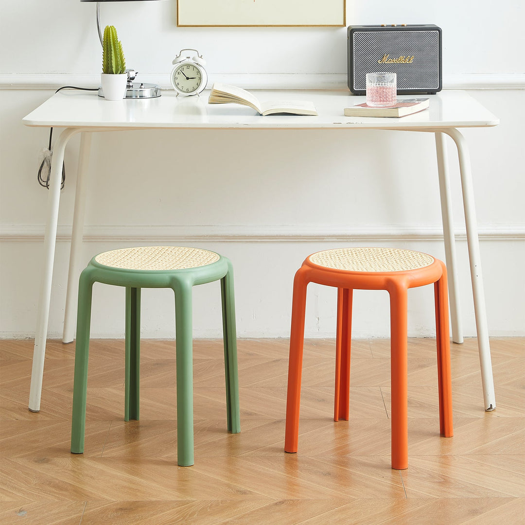 Scandinavian Plastic Stackable Dining Stool CESCA