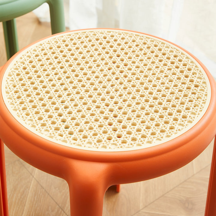 Scandinavian Plastic Stackable Dining Stool CESCA