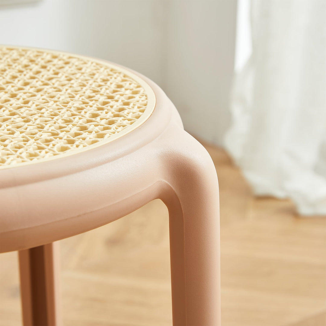 Scandinavian Plastic Stackable Dining Stool CESCA