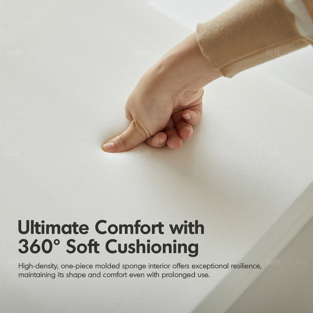 Contemporary Wool Fabric Kids 1 Seater Sofa AVOCADO