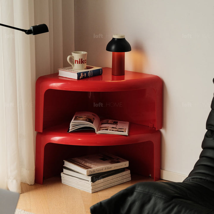 Bauhausabs transformable coffee table bobo in white background.