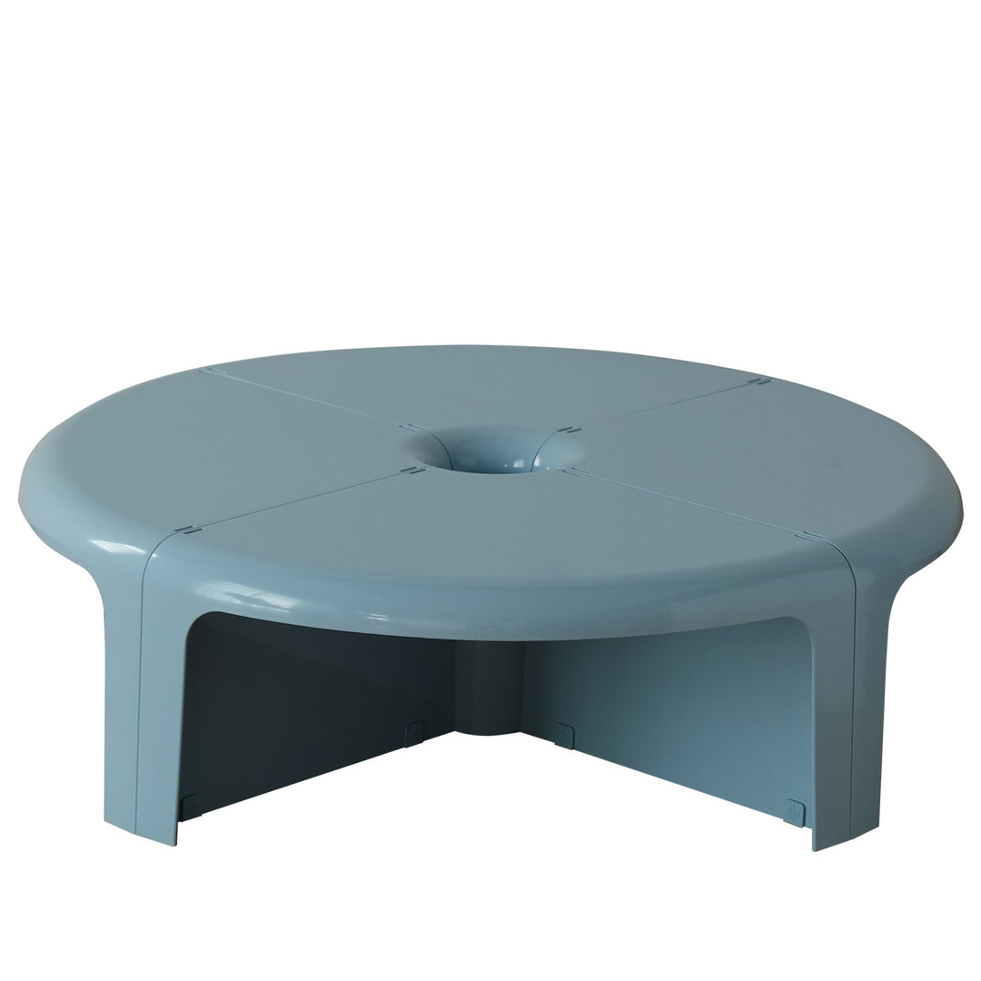 Bauhausabs transformable coffee table bobo in white background.