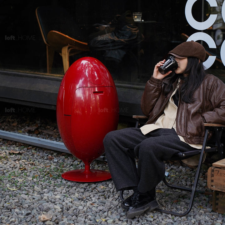 Contemporary ABS Waste Bin EGG