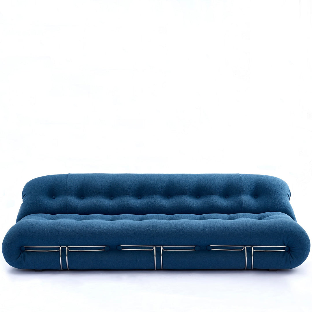 Contemporary Boucle Fabric 3 Seater Sofa SORIANA