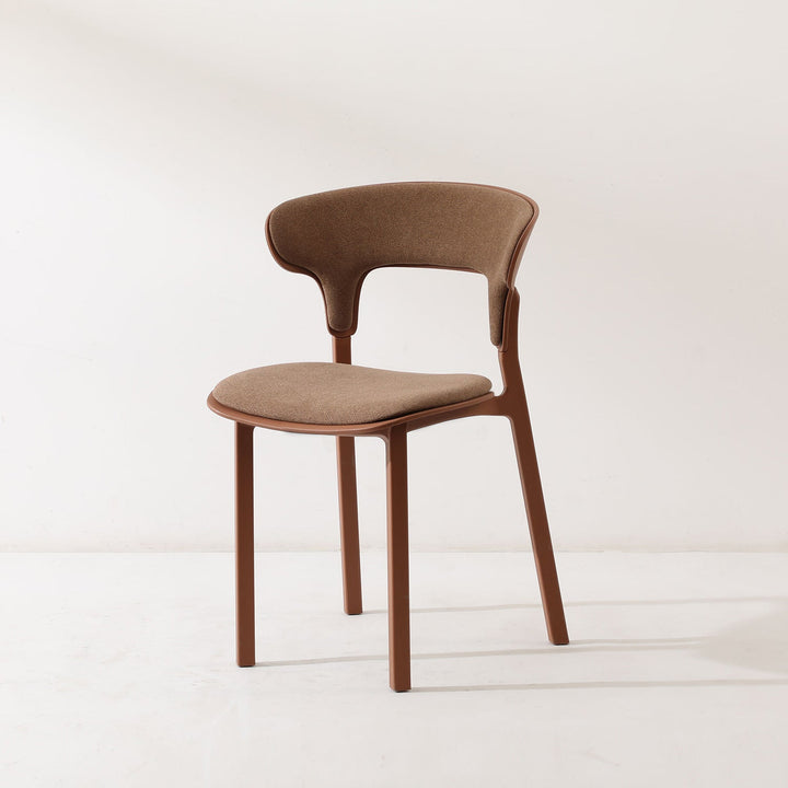 Contemporary Fabric Plastic Dining Chair HUG